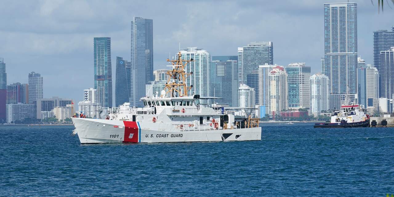 Amerikaanse kustwacht ontdekt zeilschip met 191 Haïtianen bij Bahama's