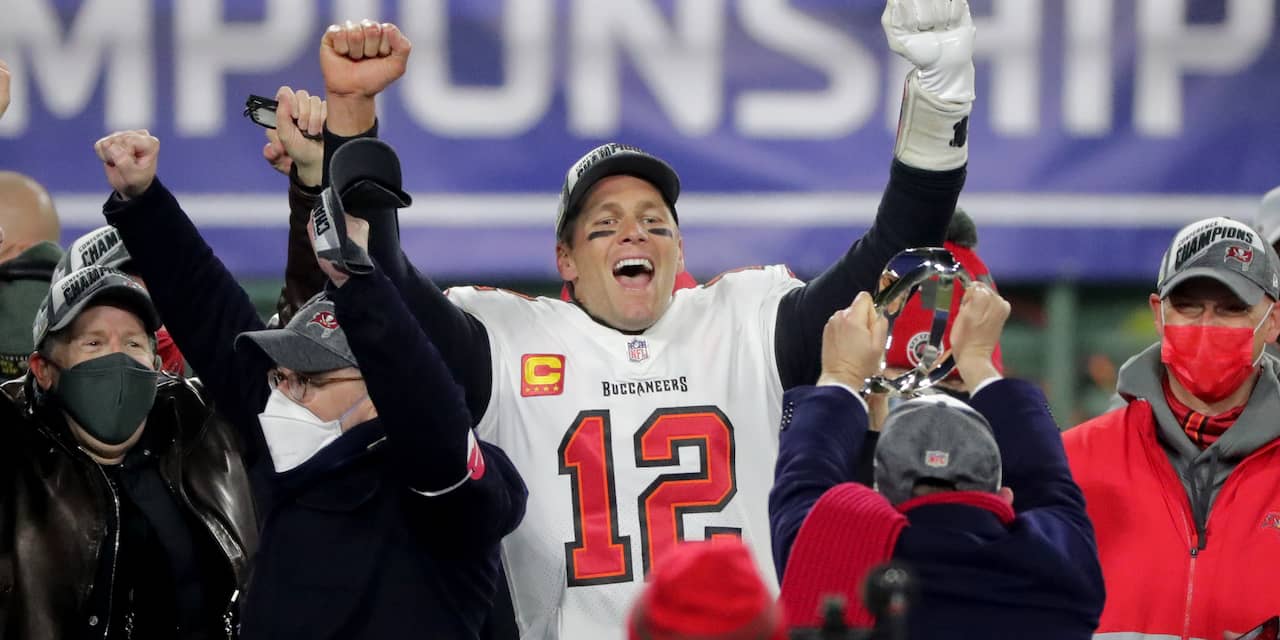 Ook op 43-jarige leeftijd is Tom Brady nog de koning van de Super Bowl