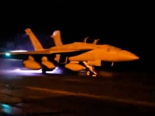 Gevechtsvliegtuigen stijgen op voor nieuwe aanvallen in Jemen