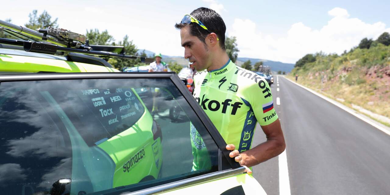 Contador stapt af in negende etappe Tour de France