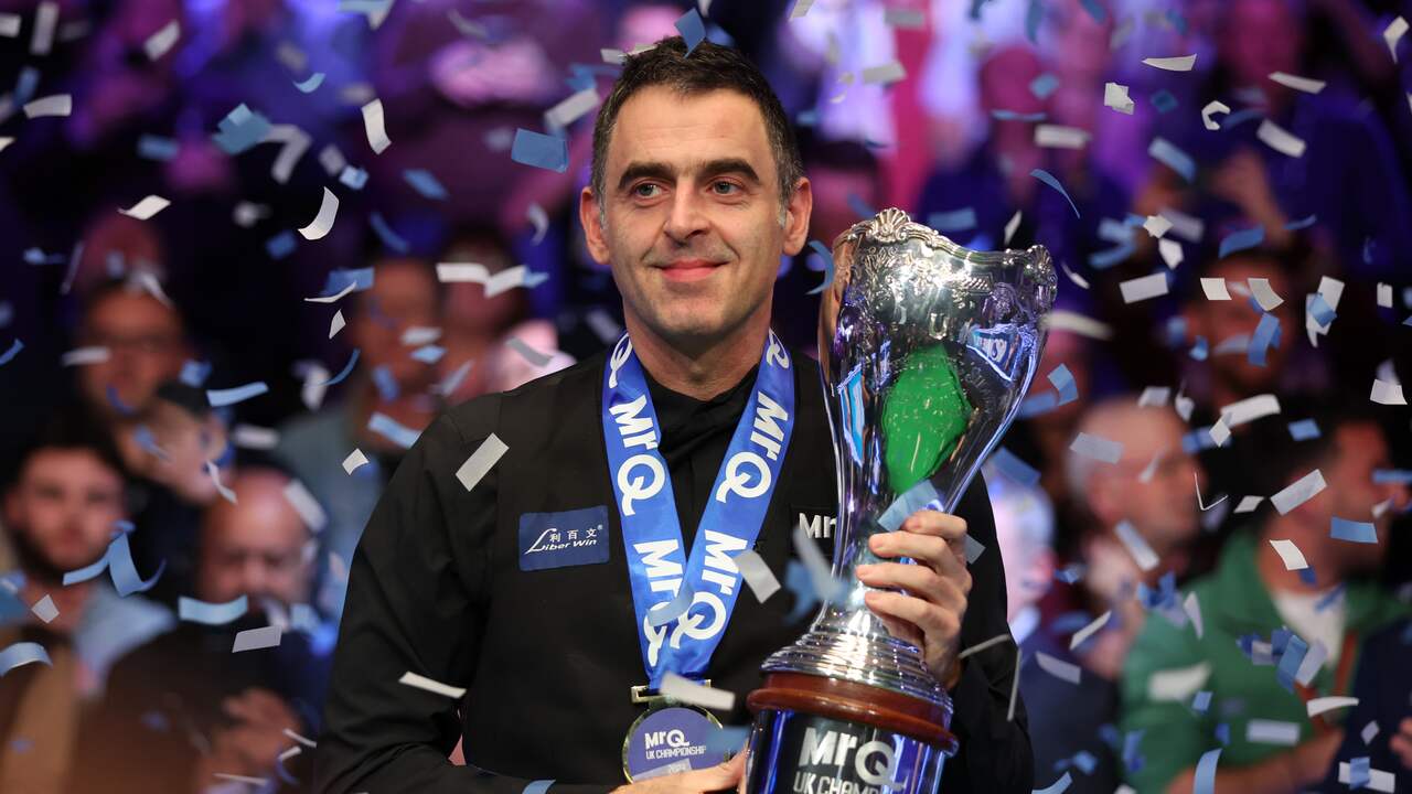 Snooker legend O'Sullivan wins UK Championship again 30 years after