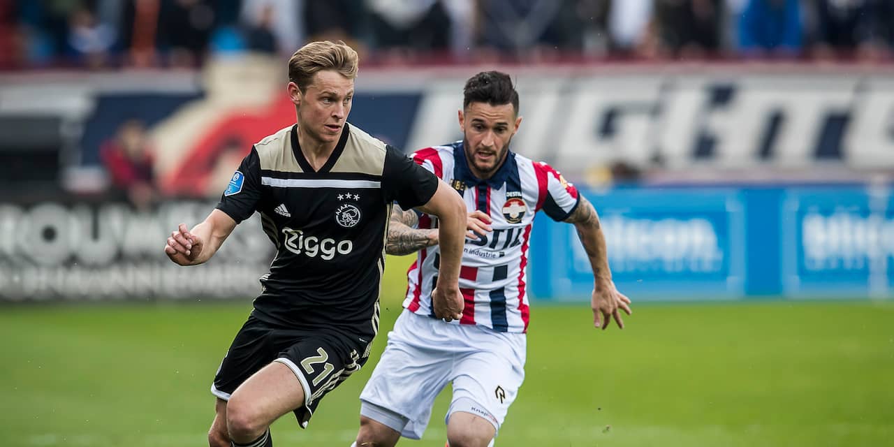 Frenkie de Jong vindt bekerfinale tegen oude club Willem II 'geweldig'