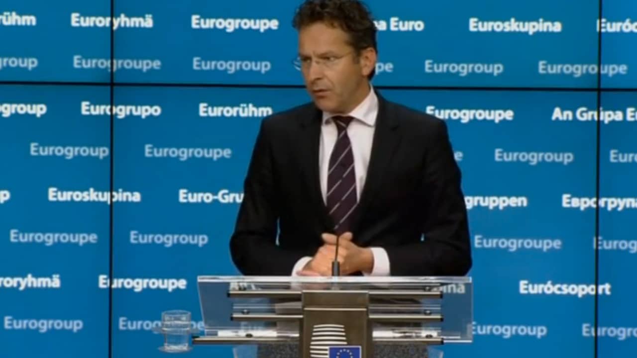 Eurogroepvoorzitter Jeroen Dijsselbloem over akkoord Griekenland