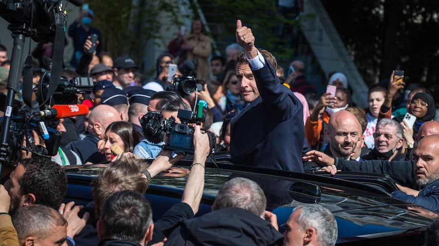 Franse president Macron loopt na verkiezingsdebat uit op Le Pen in peilingen