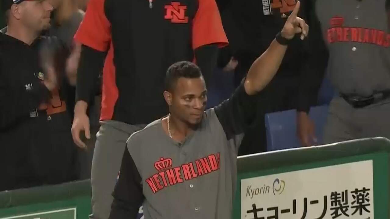 Beeld uit video: Honkballers boeken ruime zege op Israël bij WBC