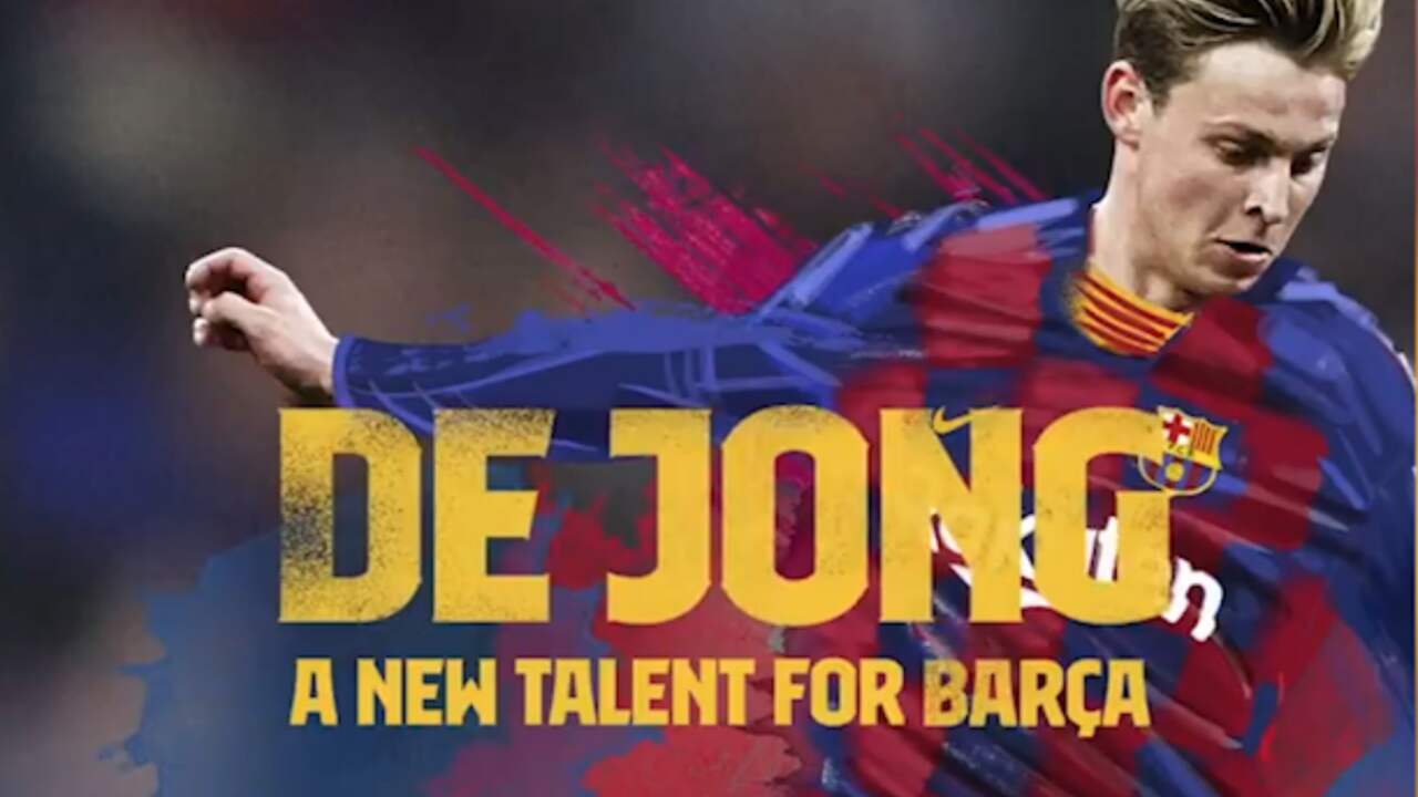 FC Barcelona vergelijkt De Jong met Cruijff in aankondiging presentatie