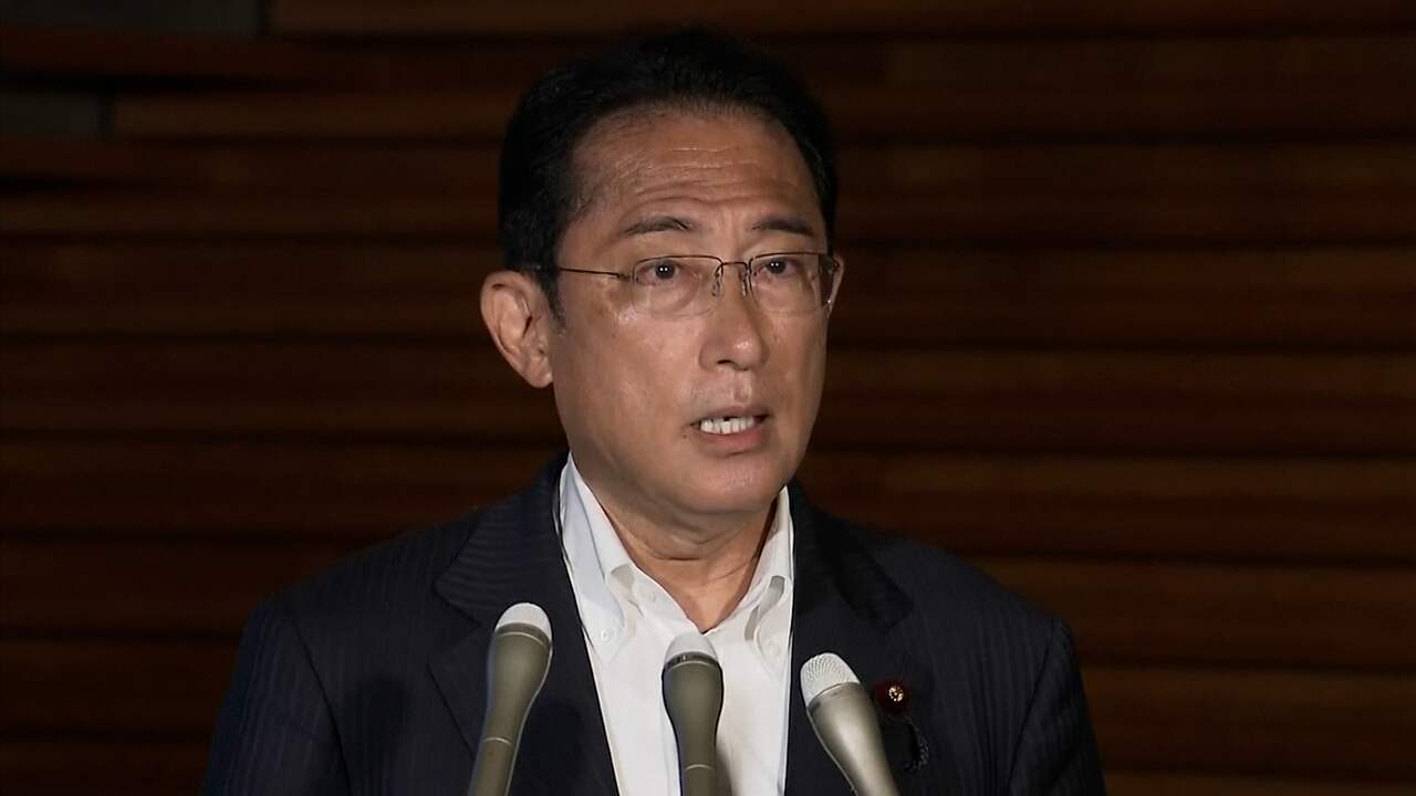 Beeld uit video: Japanse premier over aanslag op oud-premier Abe: 'Ik ben sprakeloos'