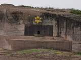 Bunkers in Zeeland beklad met Jodensterren met het woord covid
