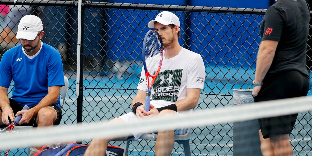 Murray haakt geblesseerd af voor Australian Open
