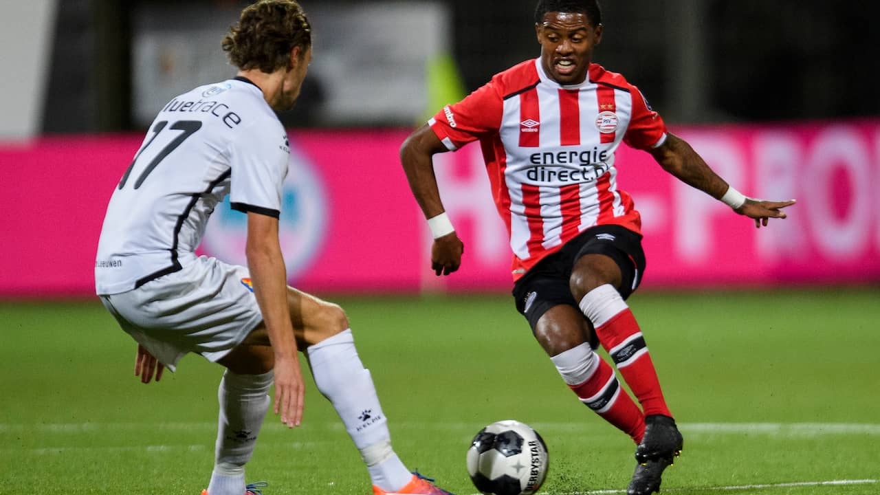 Beeld uit video: Samenvatting Telstar-Jong PSV (0-0)