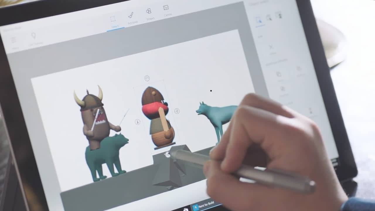 Beeld uit video: Paint 3D laat gebruikers in drie dimensies tekenen