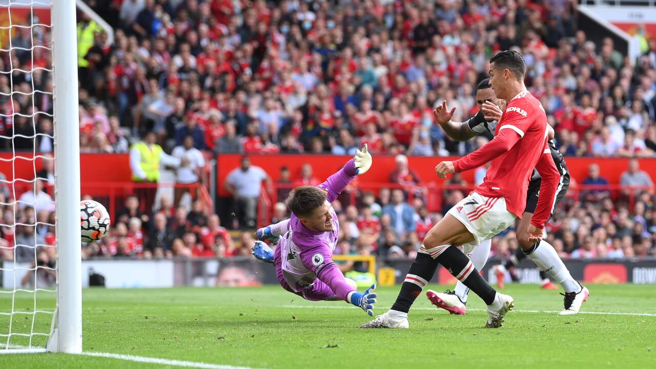 De eerste treffer van Cristiano Ronaldo tegen Newcastle United.