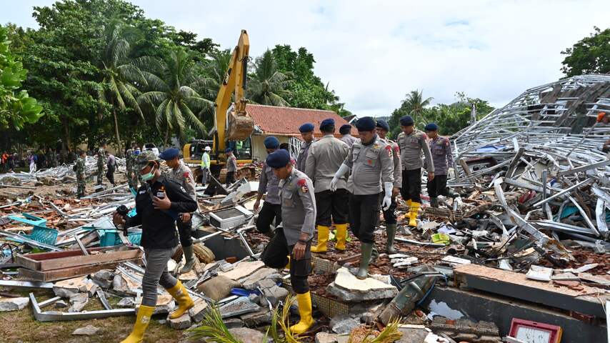Dodental tsunami Indonesië opgelopen tot 429, meer dan 1.400 gewonden