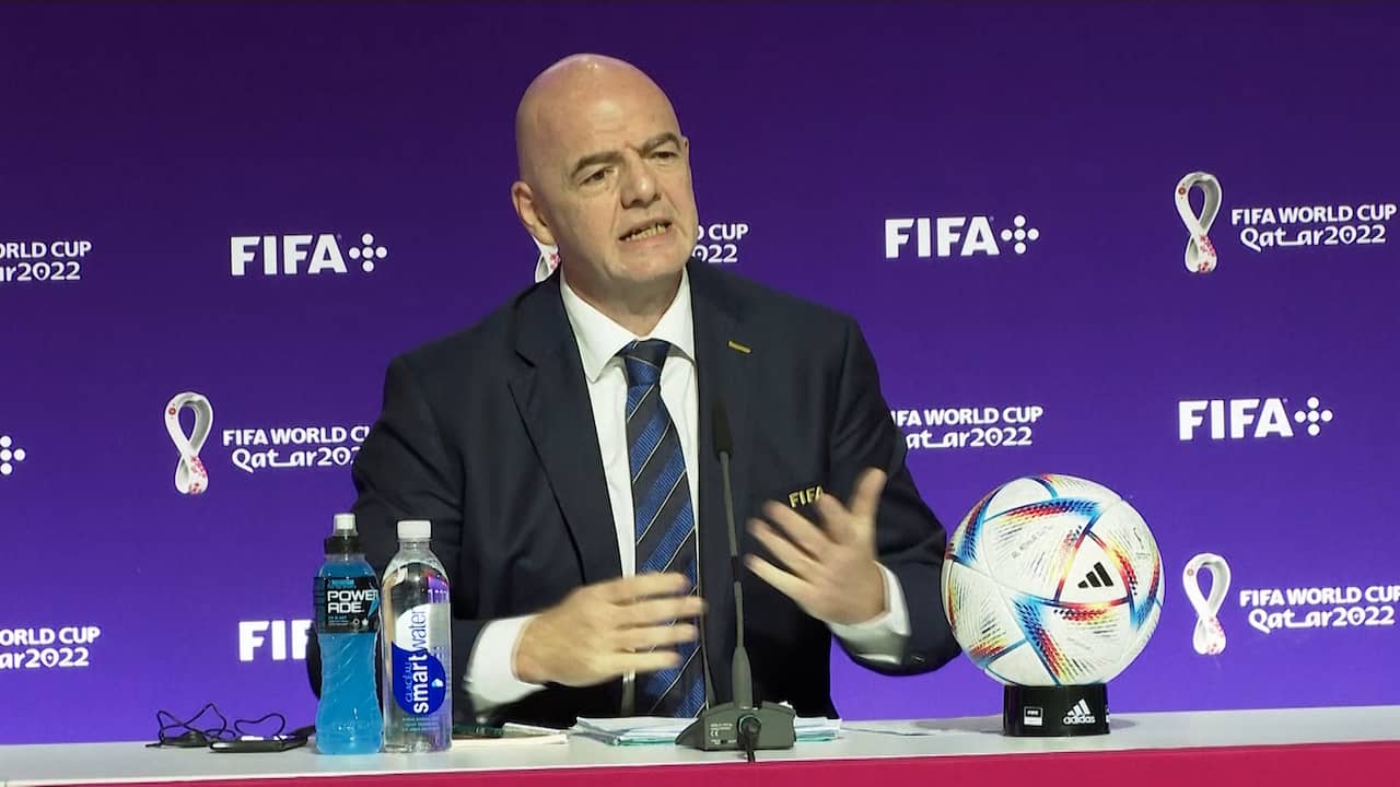 Beeld uit video: FIFA-baas haalt uit naar Europa: 'Kijk naar je eigen verleden'
