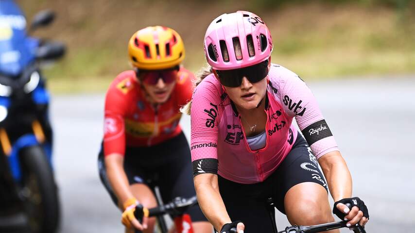 Duo has small margin on peloton in queen stage Tour