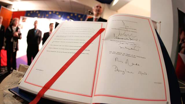 In beeld: 25 jaar het Verdrag van Maastricht