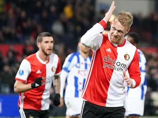 Feyenoord zet sterke reeks onder Advocaat voort tegen Heerenveen
