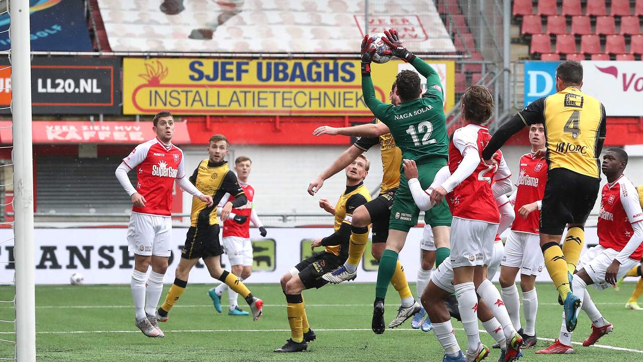 Het duel tussen MVV Maastricht en Roda JC eindigde onbeslist.
