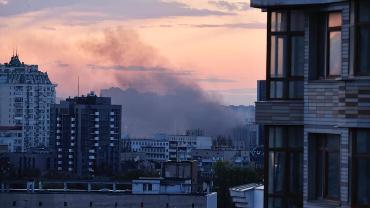 Multiple explosions observed in Ukrainian capital Kyiv |  NOW