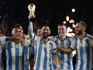 Spelers van wereldkampioen Argentinië opnieuw in het zonnetje gezet