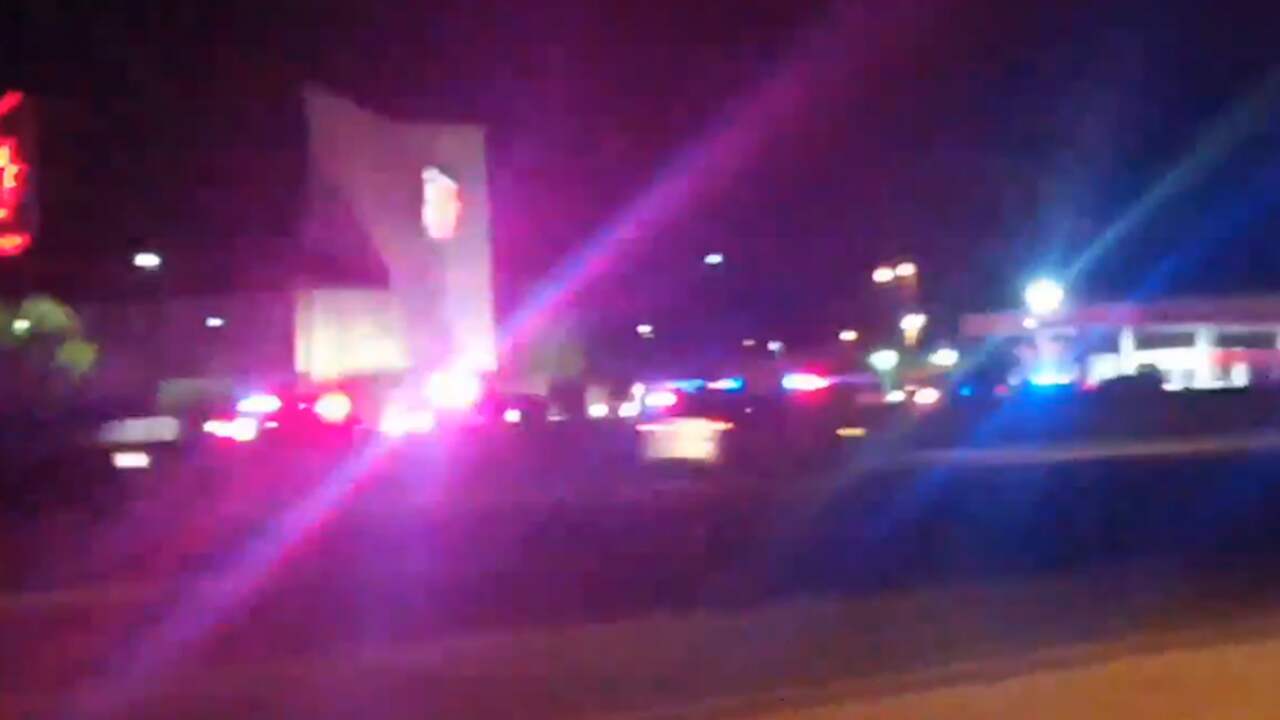 Beeld uit video: Politie massaal aanwezig na doodschieten verdachte Austin