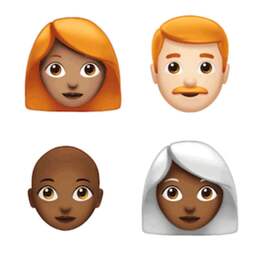 Apple voegt superhelden en meer haarstijlen toe aan emoji's