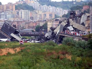 Omwonenden brug Genua niet naar huis wegens risico op verdere instorting
