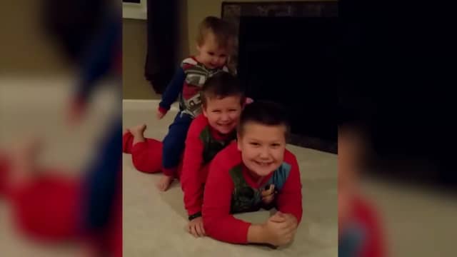 Familiekiekje maken loopt uit op chaos
