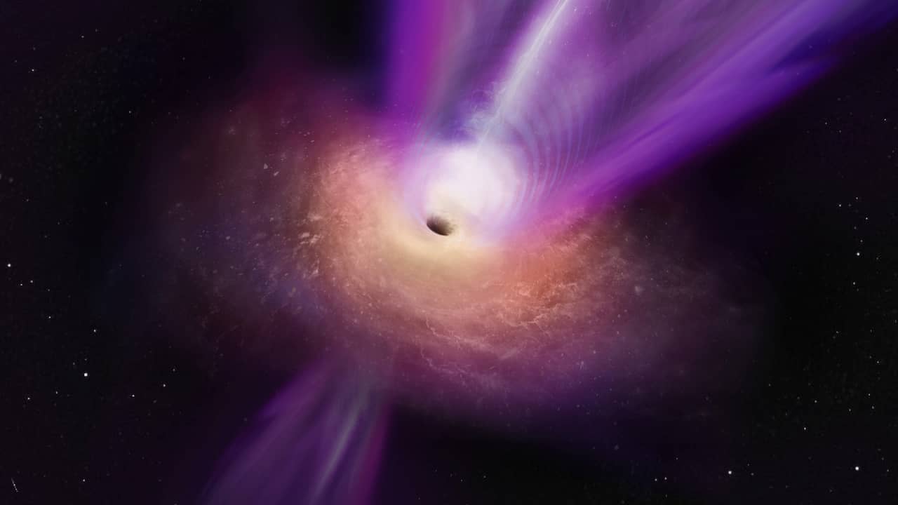 Gli astronomi vedono per la prima volta come un getto cosmico fugge da un buco nero |  Tecnologia e scienza