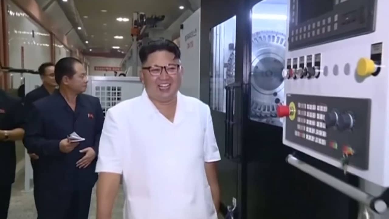 Beeld uit video: Kim Jong-un wil Trump ontmoeten