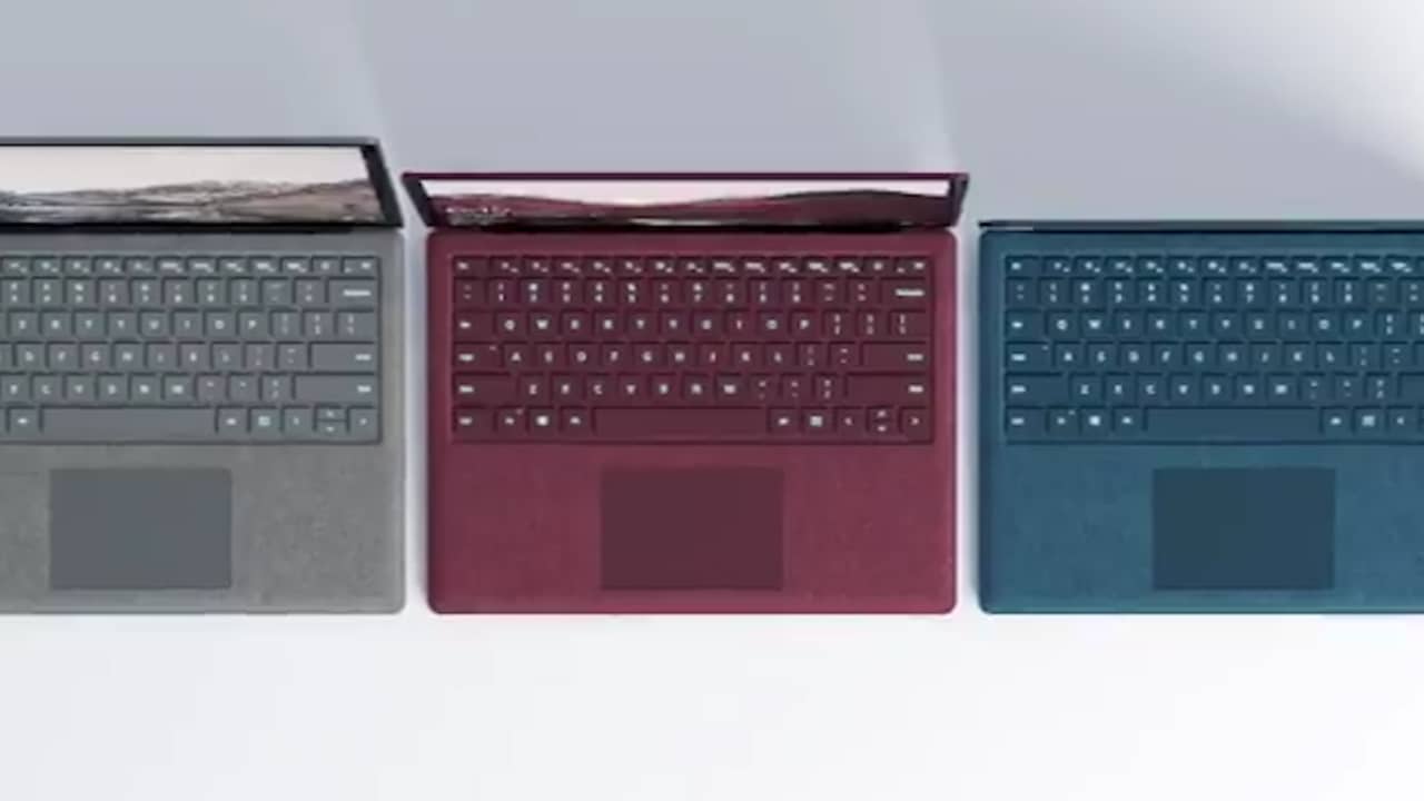 Beeld uit video: Microsoft onthult op studenten gerichte Surface Laptop
