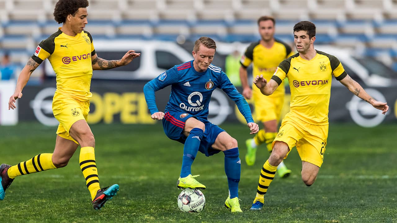 Feyenoord in oefenduel onderuit tegen Dortmund, PSV klopt Club Brugge |  Voetbal 