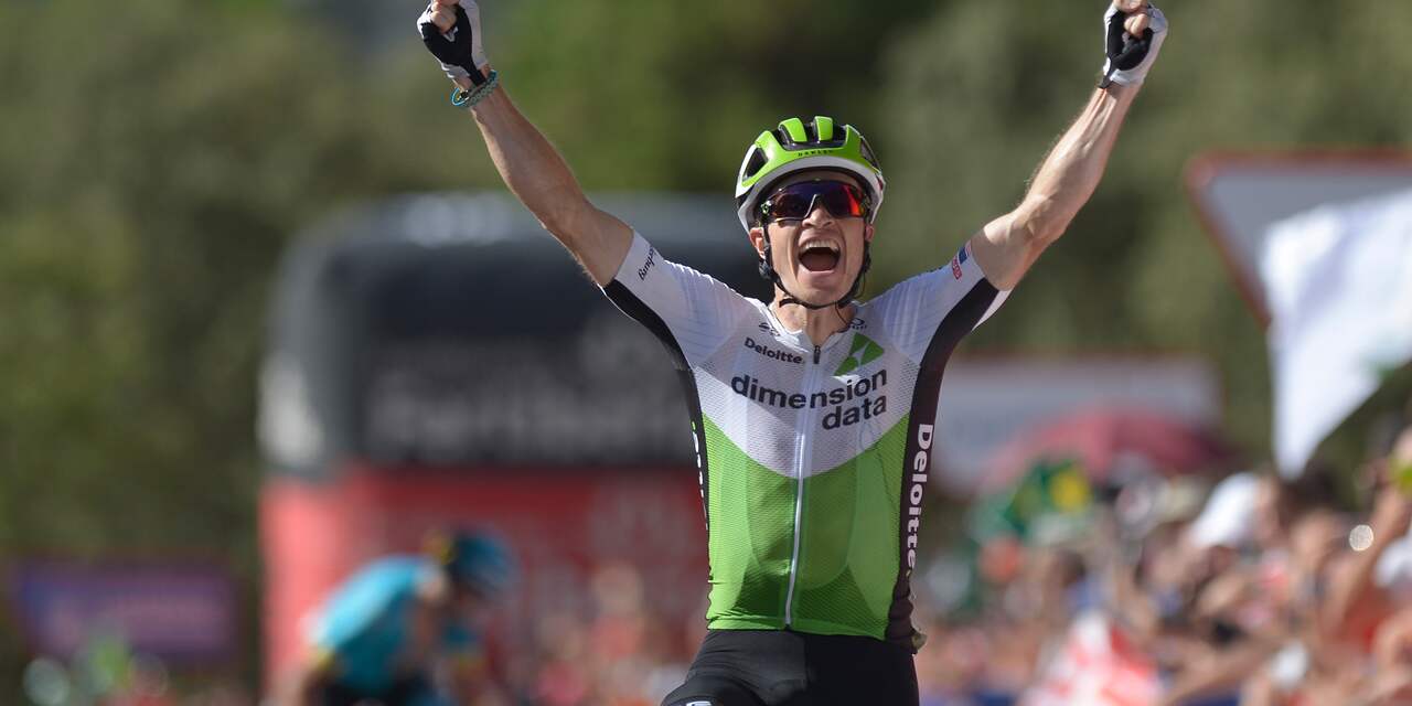 Vluchter King wint eerste bergrit in Vuelta, Kwiatkowski blijft leider