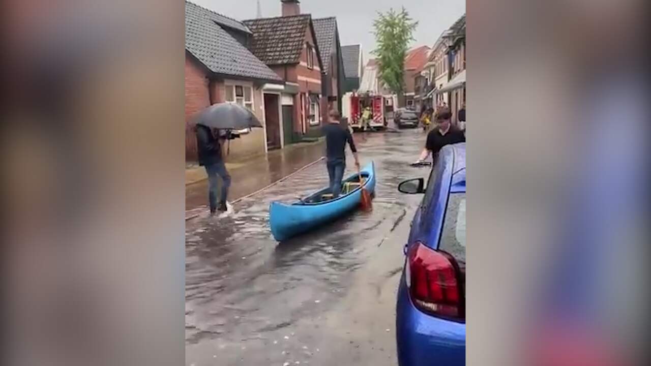 Noodweer In Nederland Kanoen Op Straat En Wateroverlast Nu Het Laatste Nieuws Het Eerst Op Nu Nl