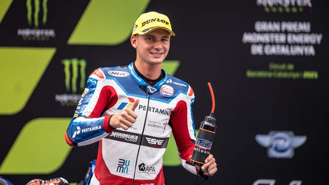 Bo Bendsneyder pakte drie punten voor de WK-stand in de Moto 2.