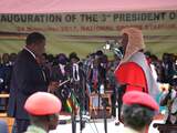 Emmerson Mnangagwa ingezworen als president van Zimbabwe