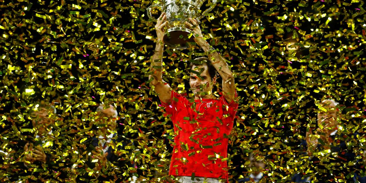 Federer pakt 103e ATP-titel met tiende toernooizege in Bazel
