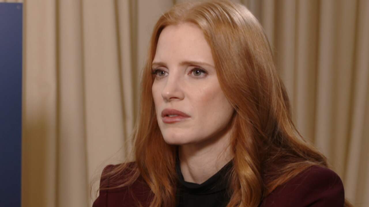 Jessica Chastain wil in film krachtig overkomen in 'mannenwereld'