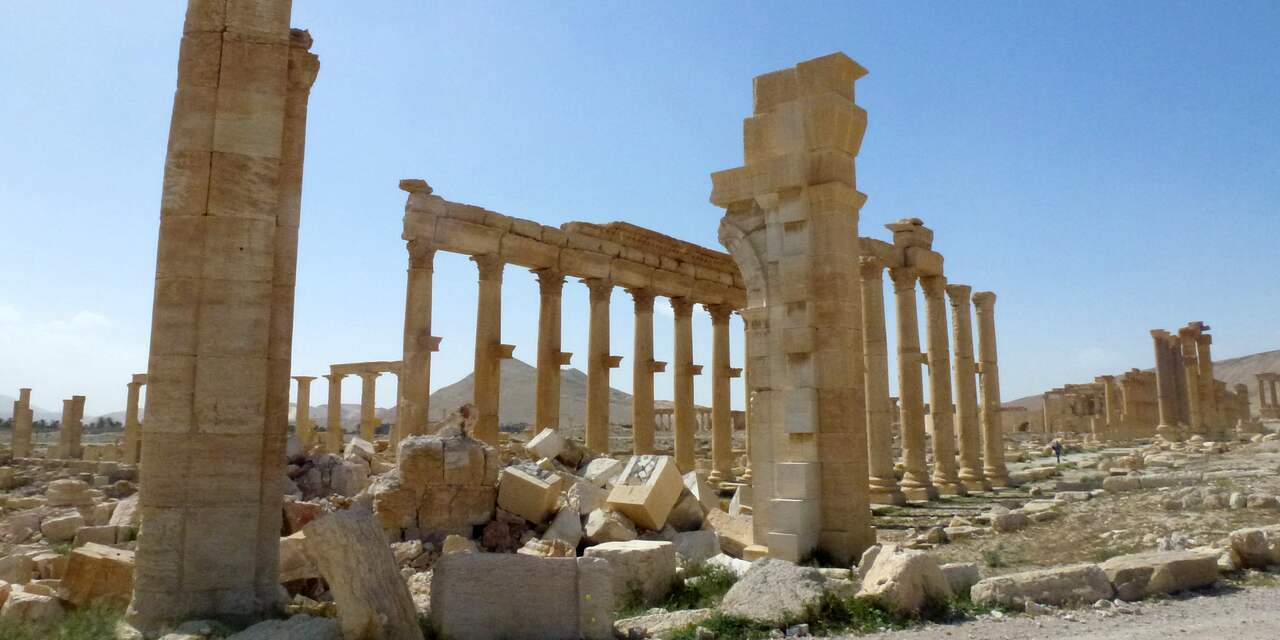 Syrië toont beelden van verwoesting Palmyra