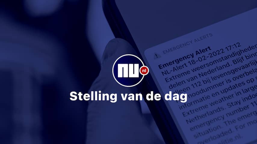 Stelling: NL-Alert schiet tekort als waarschuwingssysteem