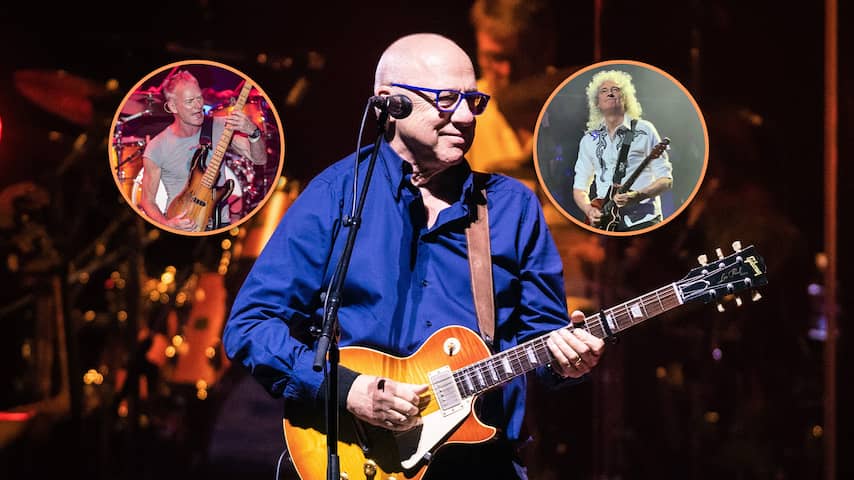 Mark Knopfler neemt met Brian May en Sting nummer opnieuw op voor goed ...