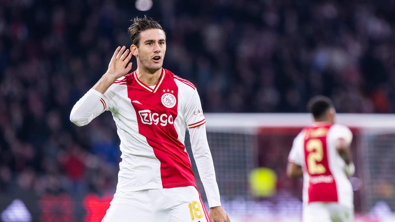 Ajax laat breekijzer Lucca na twee Eredivisie-goals terugkeren naar Italië  | Voetbal | NU.nl