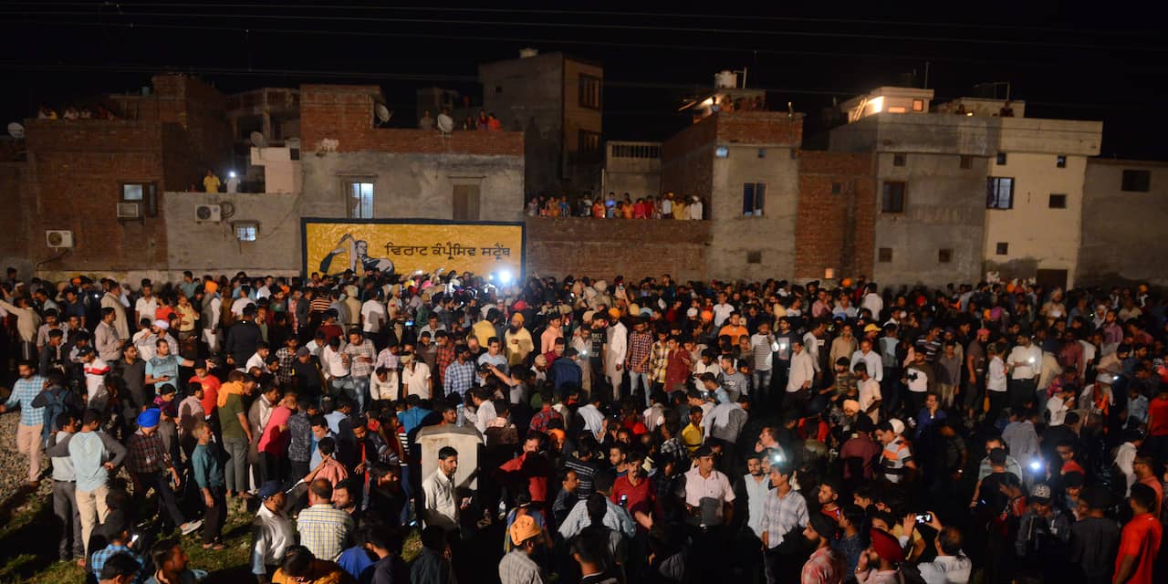 Zeker 59 doden door treinaanrijding bij hindoefestival in Indiase Amritsar