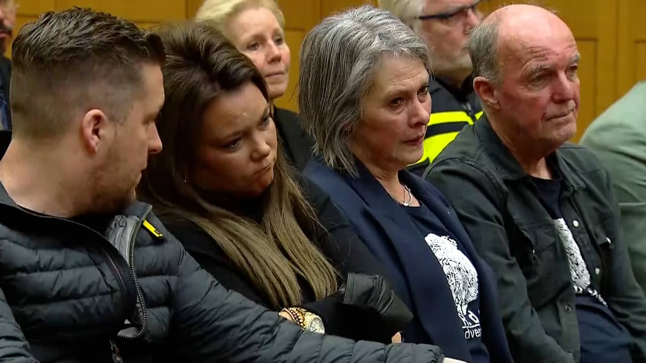 Beeld uit video: Familie Nicky Verstappen hoort uitspraak tegen Jos B.