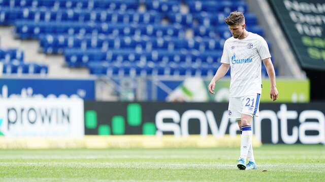 Teleurstelling bij Klaas-Jan Huntelaar.