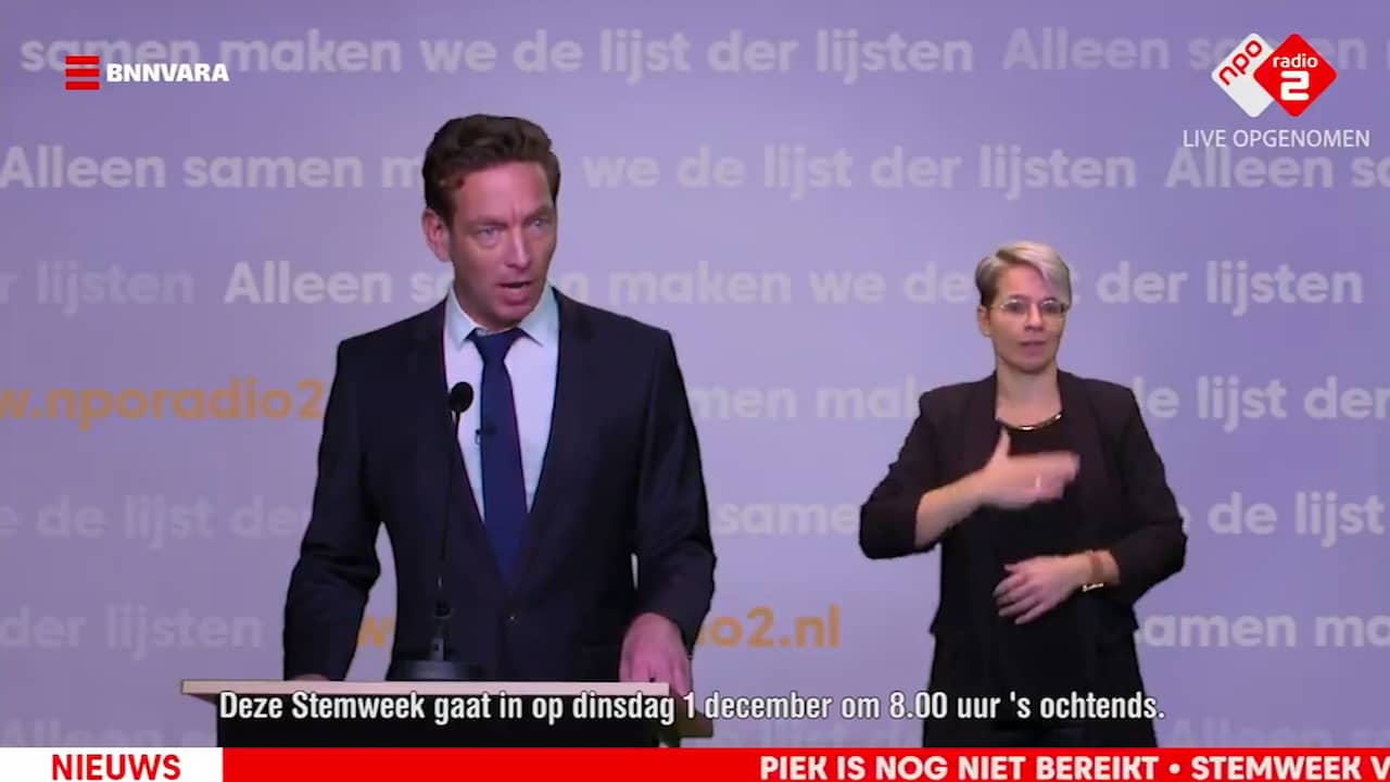 Beeld uit video: Top 2000-dj's houden 'speciaal ingelaste persconferentie'