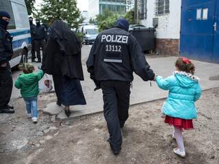 Duitse politie telt recordaantal migranten