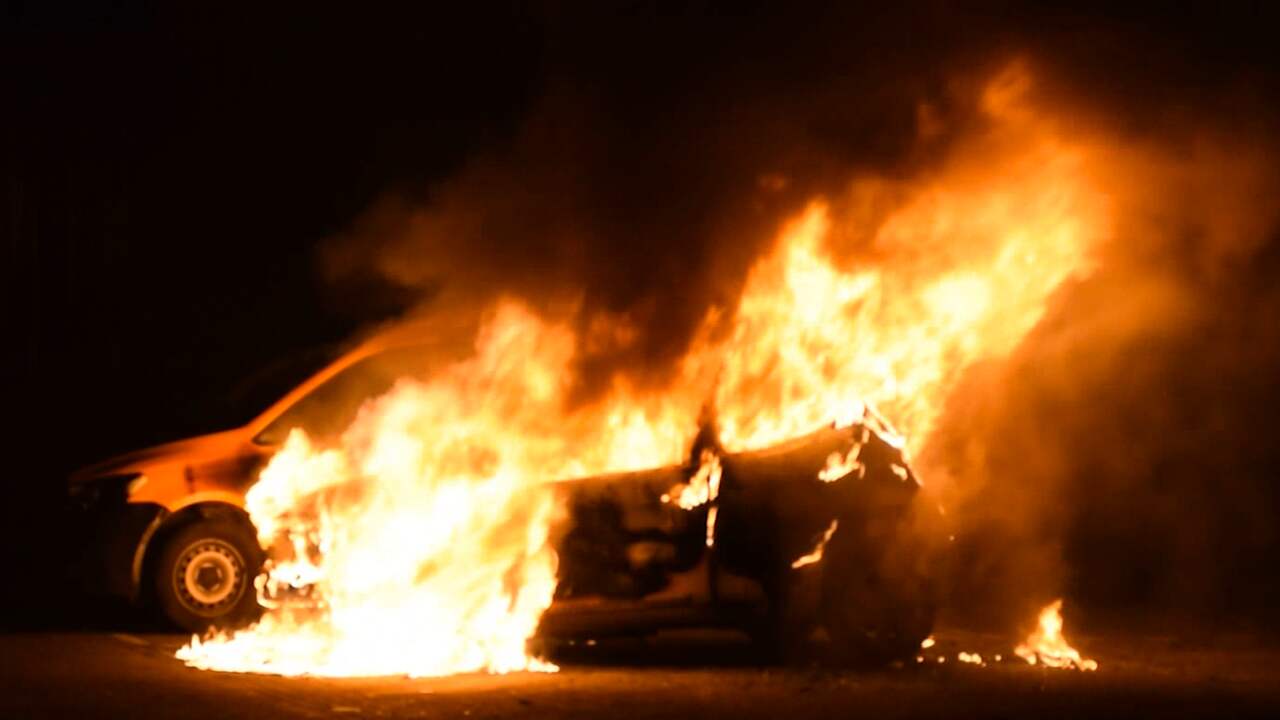 Meerdere auto's uitgebrand in Waddinxveen