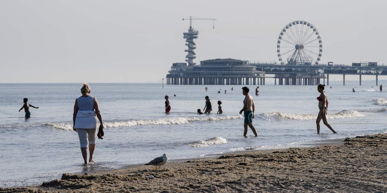 Reddingsbrigade en KNRM hebben handen vol tijdens voorlopig laatste echte stranddag