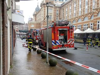 Kurhaus in Scheveningen ontruimd wegens grote brand